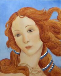 Reproduction of face of “VENUS” BY S. BOTTICELLI