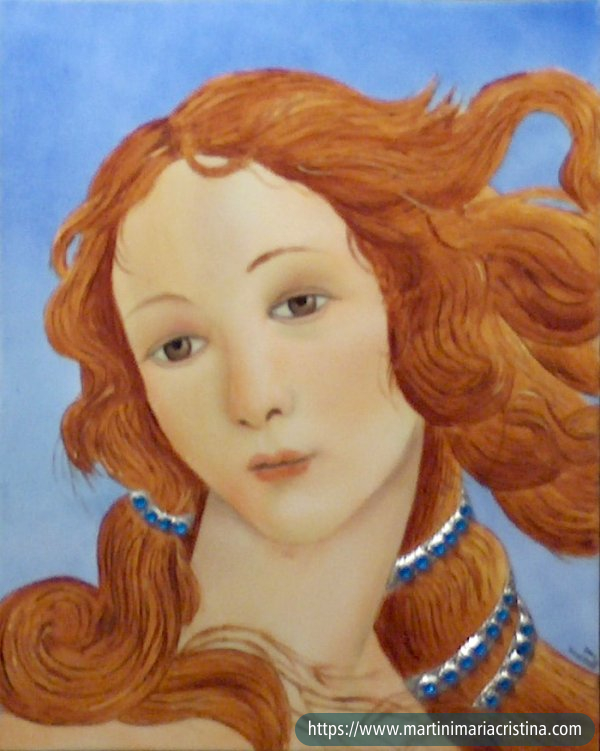 Reproduction of face of “VENUS” BY S. BOTTICELLI